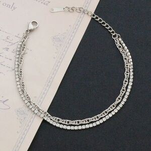 Double-Layered Stainless Steel Bracelet